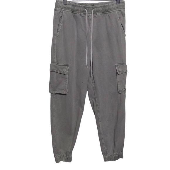 FOREVER 21 Cargo Style Jogger Pants, Green, Size M - Picture 1 of 9